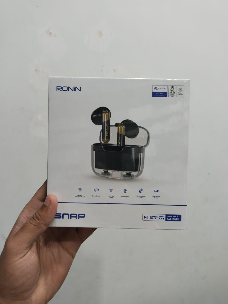 Branded RONIN ear buds, Latest model Ear buds ,For Every one , Bluetooth ear buds