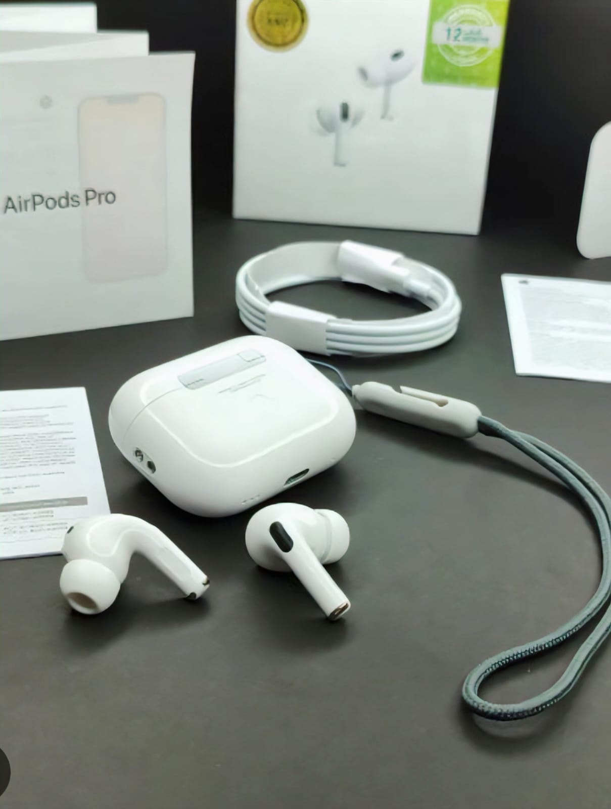 Airpods Pro 2 2nd Generation ANC Supported Buzzer Sound Case Wireless Earbuds Original Quality with high bass boosted sound airpods pro 2 master copy airpods max