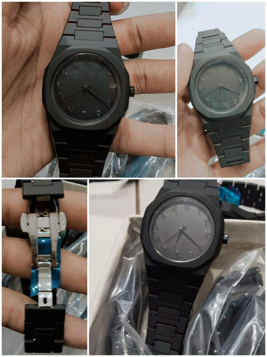 Black Branded watch ,Boys watch, Fashion for Boys ,Decent Watch for Boys ,