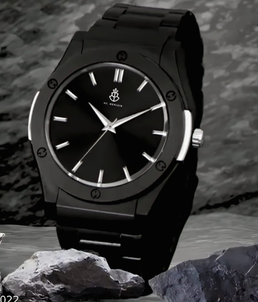 Black Branded watch ,Boys watch, Fashion for Boys ,Decent Watch for Boys ,