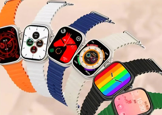 i20 Ultra Smart Watch – 7-in-1 Bundle with Earbuds, Fitness Tracker & Straps